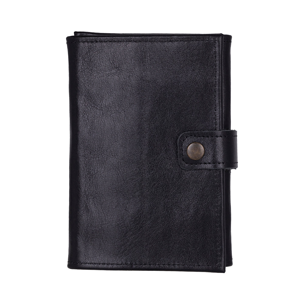 BLOOMINBAG Noir - Triple Deri Saat Kordonu Organizer Akıllı Saat Çantası