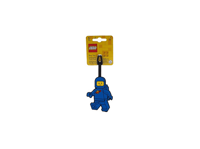 LEGO Spaceman Silicone Bag Tag - Blue 53482