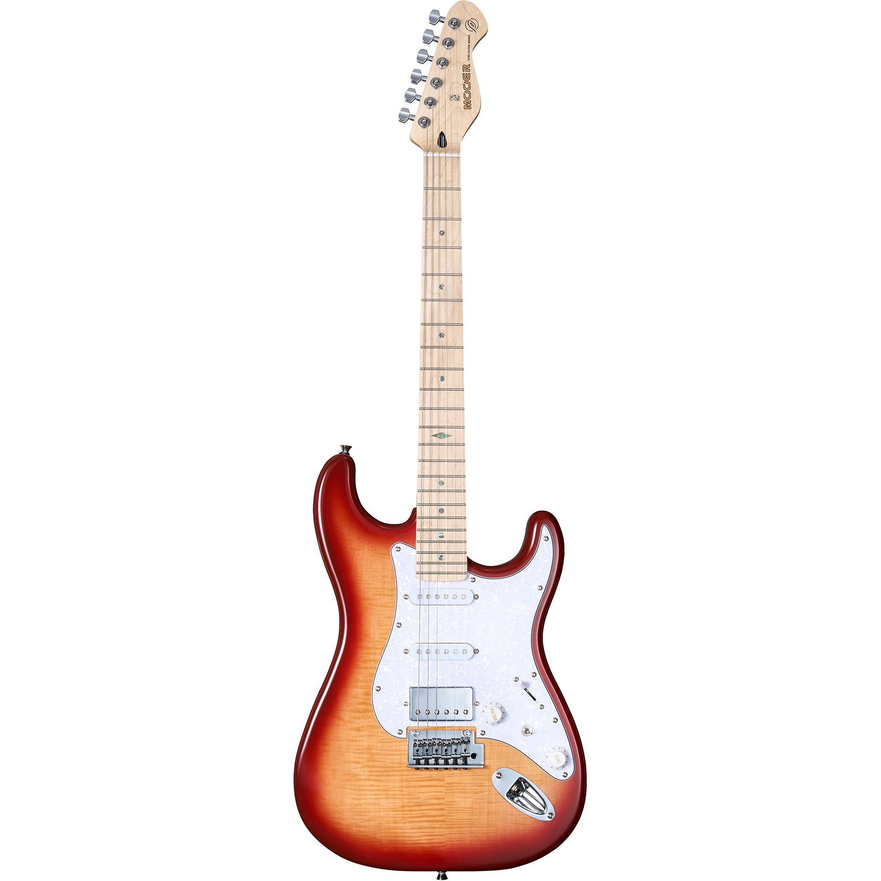 MOOERMSC30ProSRD Elektro Gitar (Sunset Red)