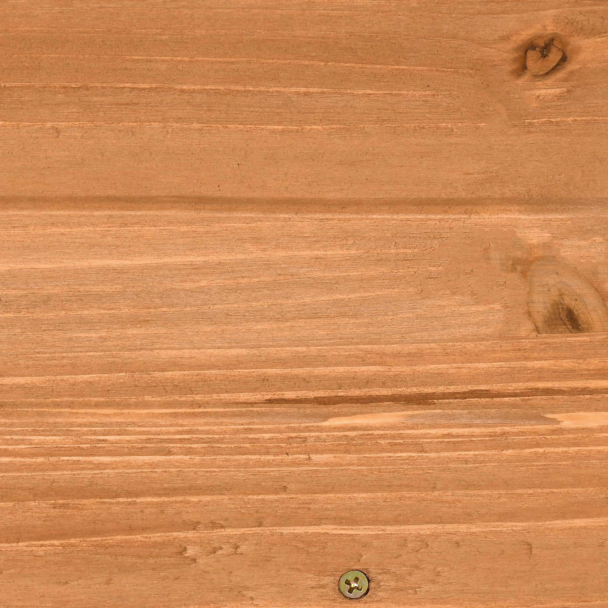 Veta de madera con nudo y tornillo.