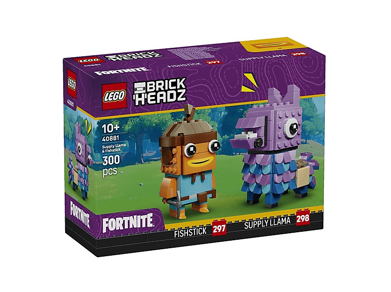 LEGO Brickheadz Fortnite Mühimmat Laması ve Japon Balığı Figürleri 40881