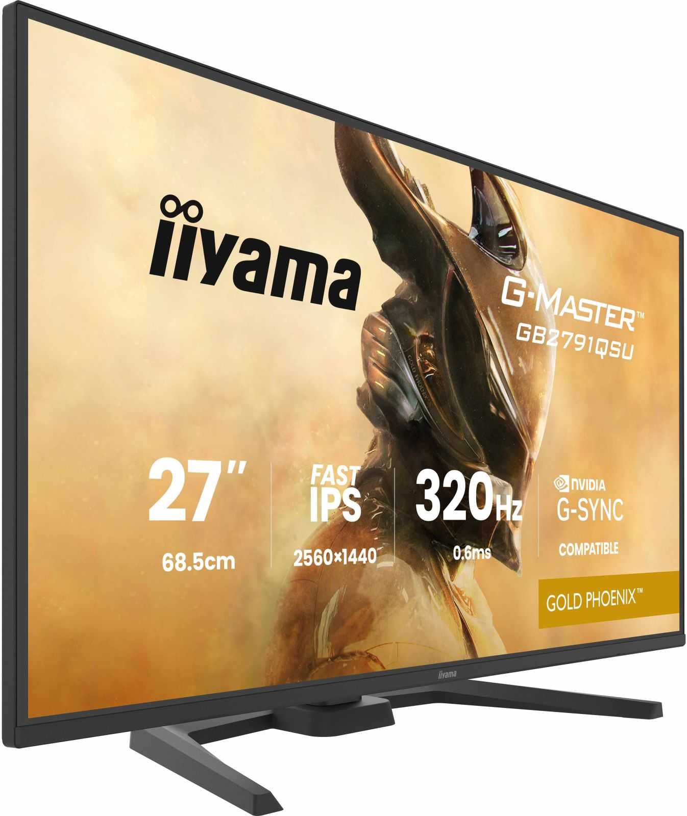 Ein 27-Zoll-Iiyama-Gaming-Monitor mit 320Hz und 0,6ms Reaktionszeit.