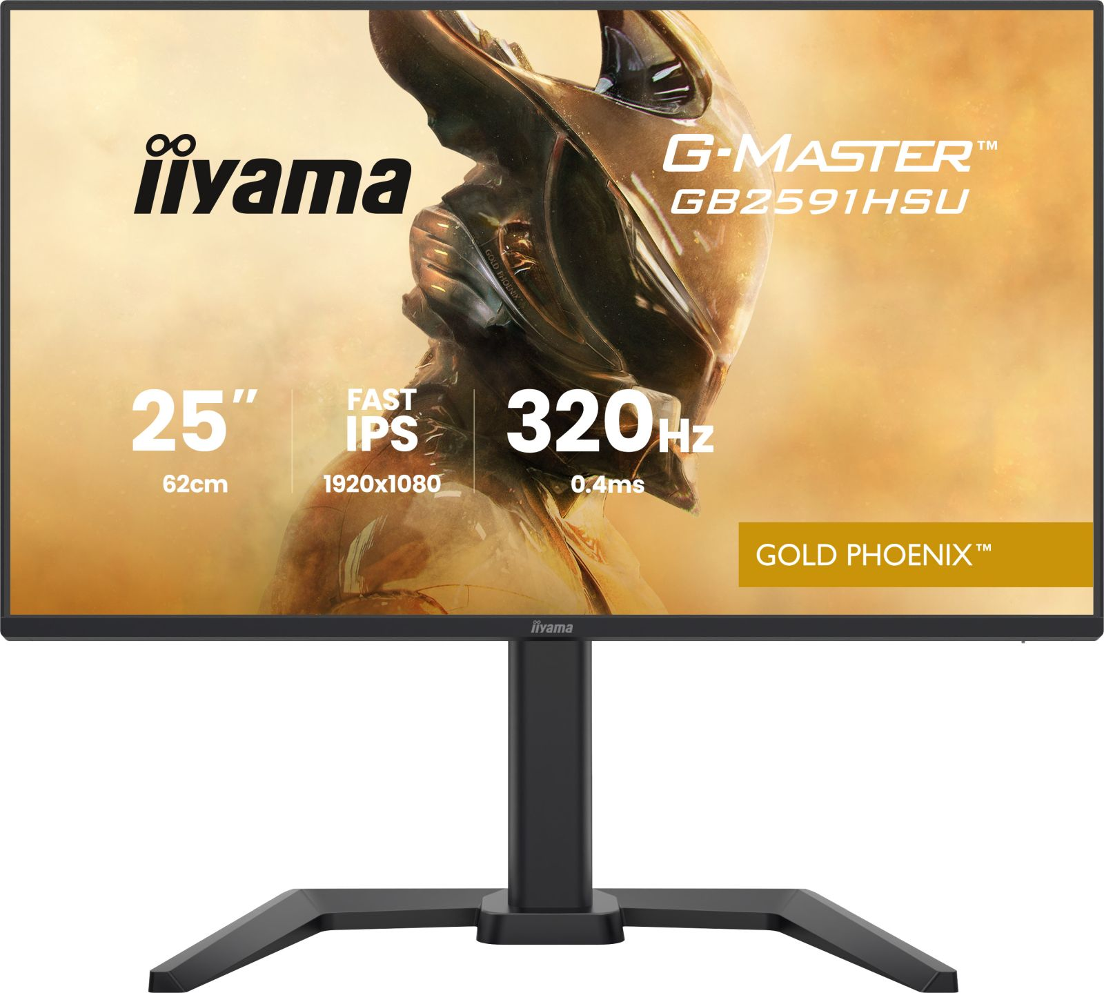 Iiyama G-Master Monitor mit 25 Zoll, 320Hz, Fast IPS, 1920x1080 Auflösung.