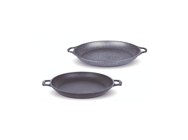FMS G3021 Granit Döküm Çift Kulplu 36 cm Gözleme Tavası Gri