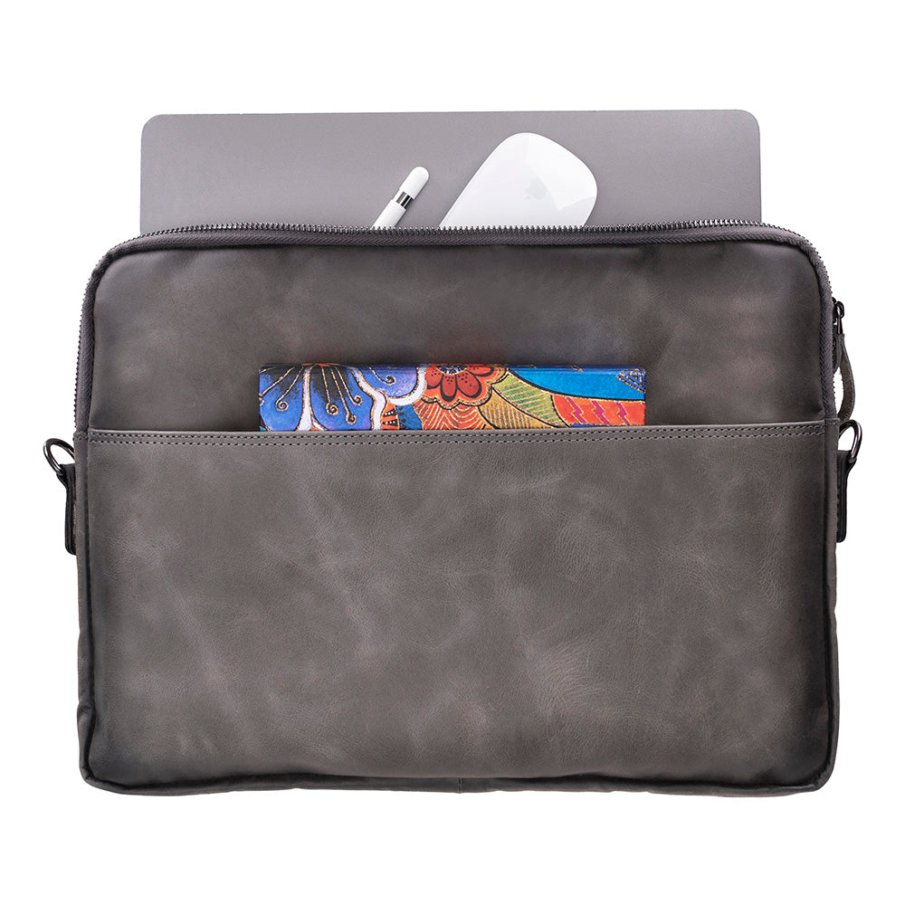 BLOOMINBAG BloomSleeve Leeds Hakiki Deri Askılı 16 inç Laptop