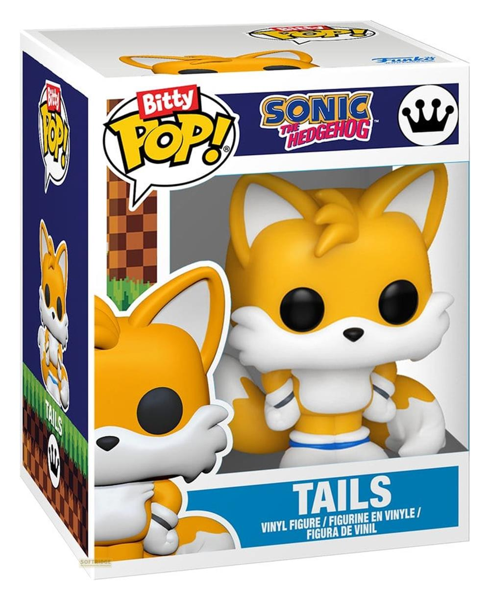 Funko Pop!-Figur von Tails aus Sonic the Hedgehog in einer Schachtel.