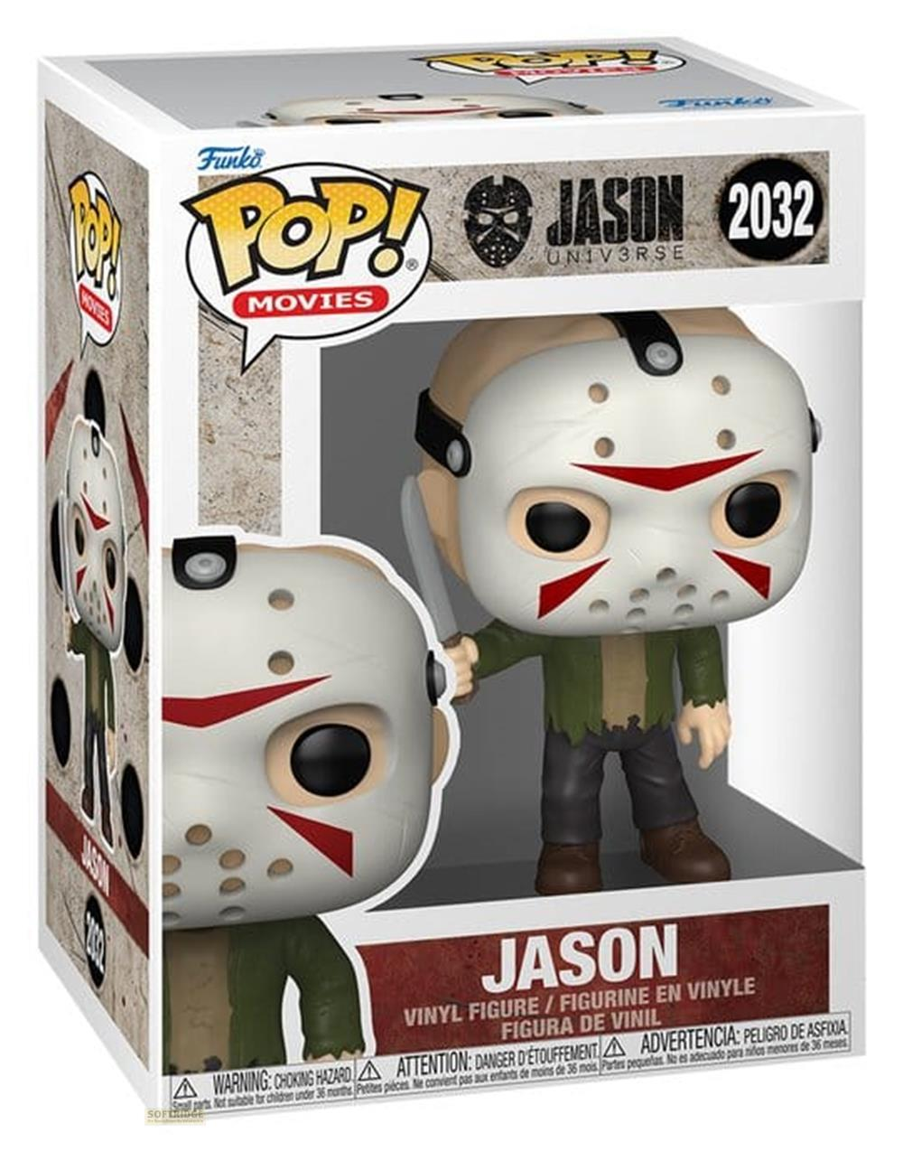 Figura de vinilo Funko Pop! de Jason Voorhees con máscara y machete.