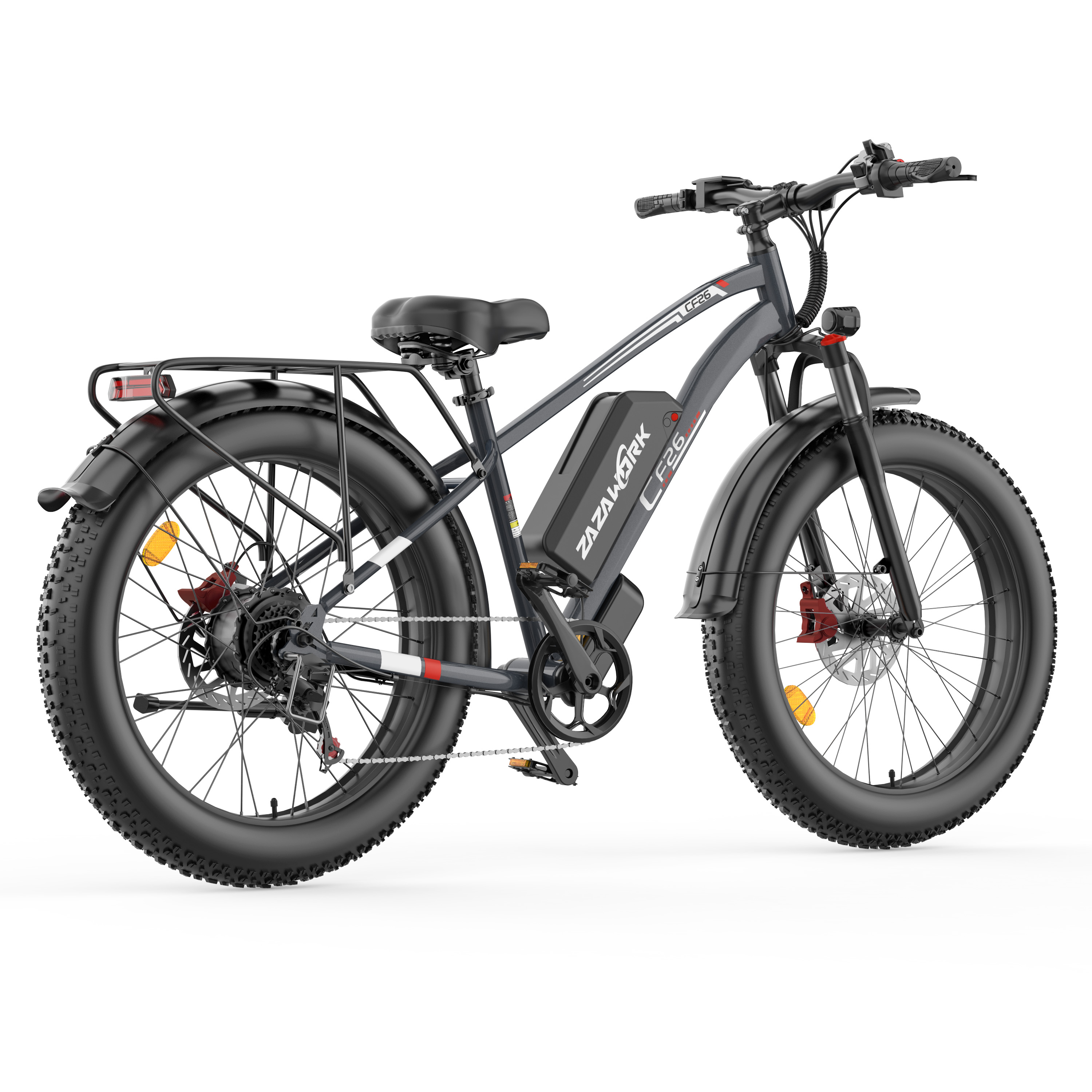 ZAZAWORK CF26 Mountainbike (Laufradgre: 26 Zoll, Unisex-Rad, grau) |  SATURN