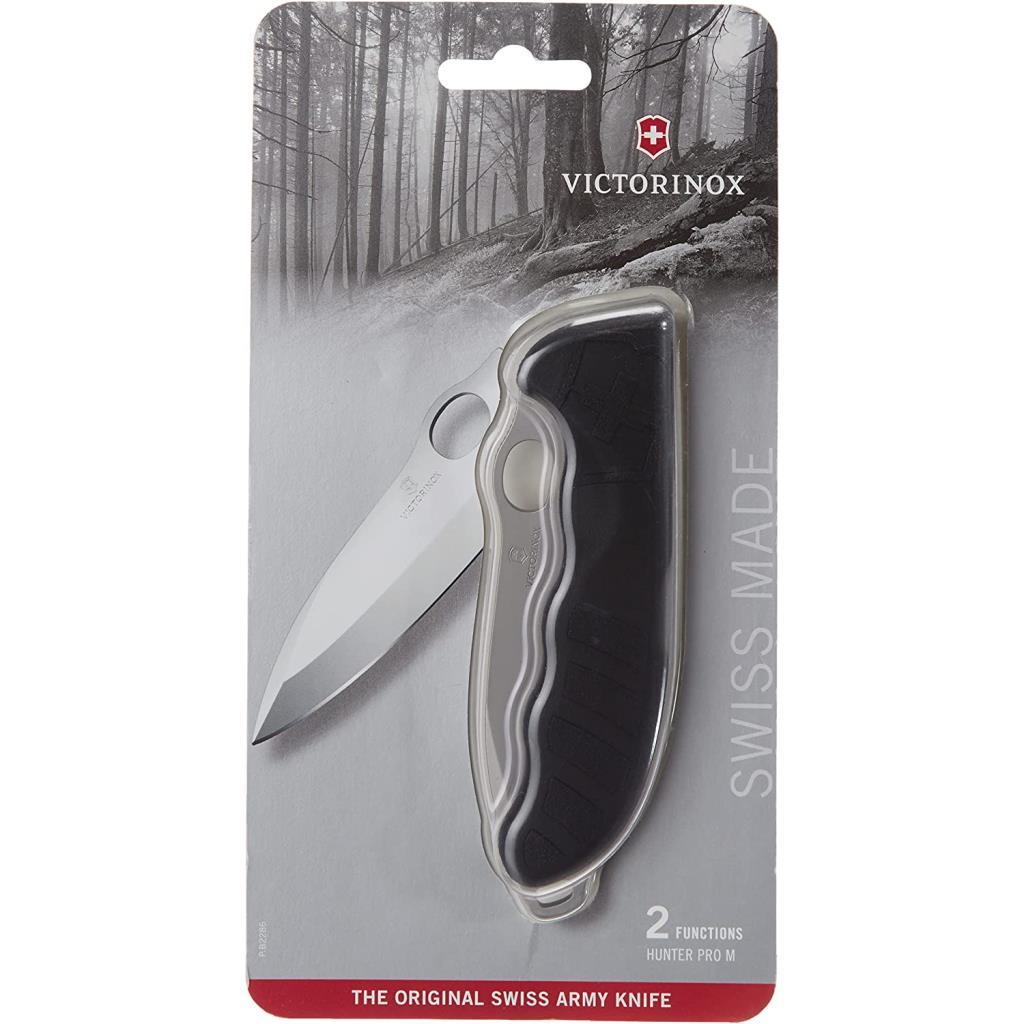 Victorinox Hunter Pro M bıçağı orman fonlu ambalajında.