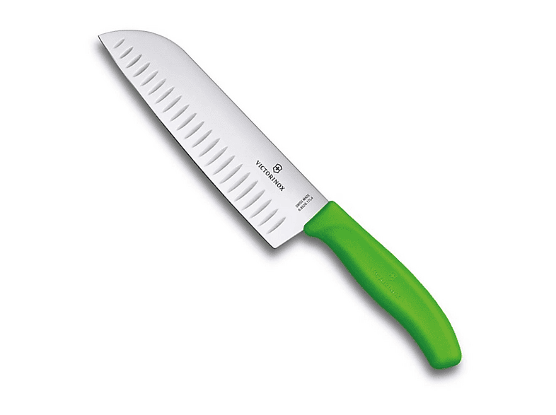 VICTORINOX SwissClassic 17cm Oluklu 6.8526.17L4B Santoku Bıçağı Yeşil