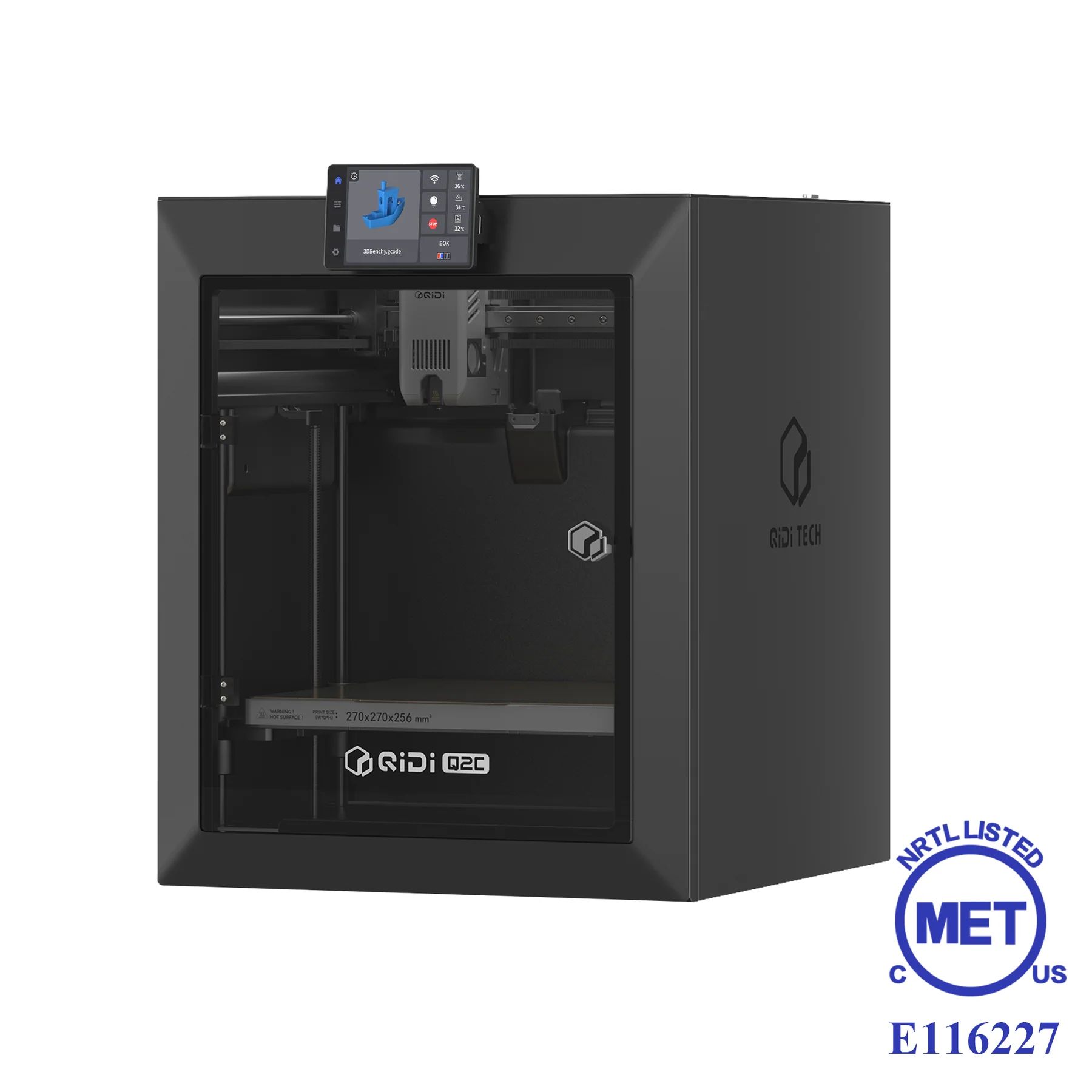 QIDI Tech Q2C 3D Yazıcı Siyah
