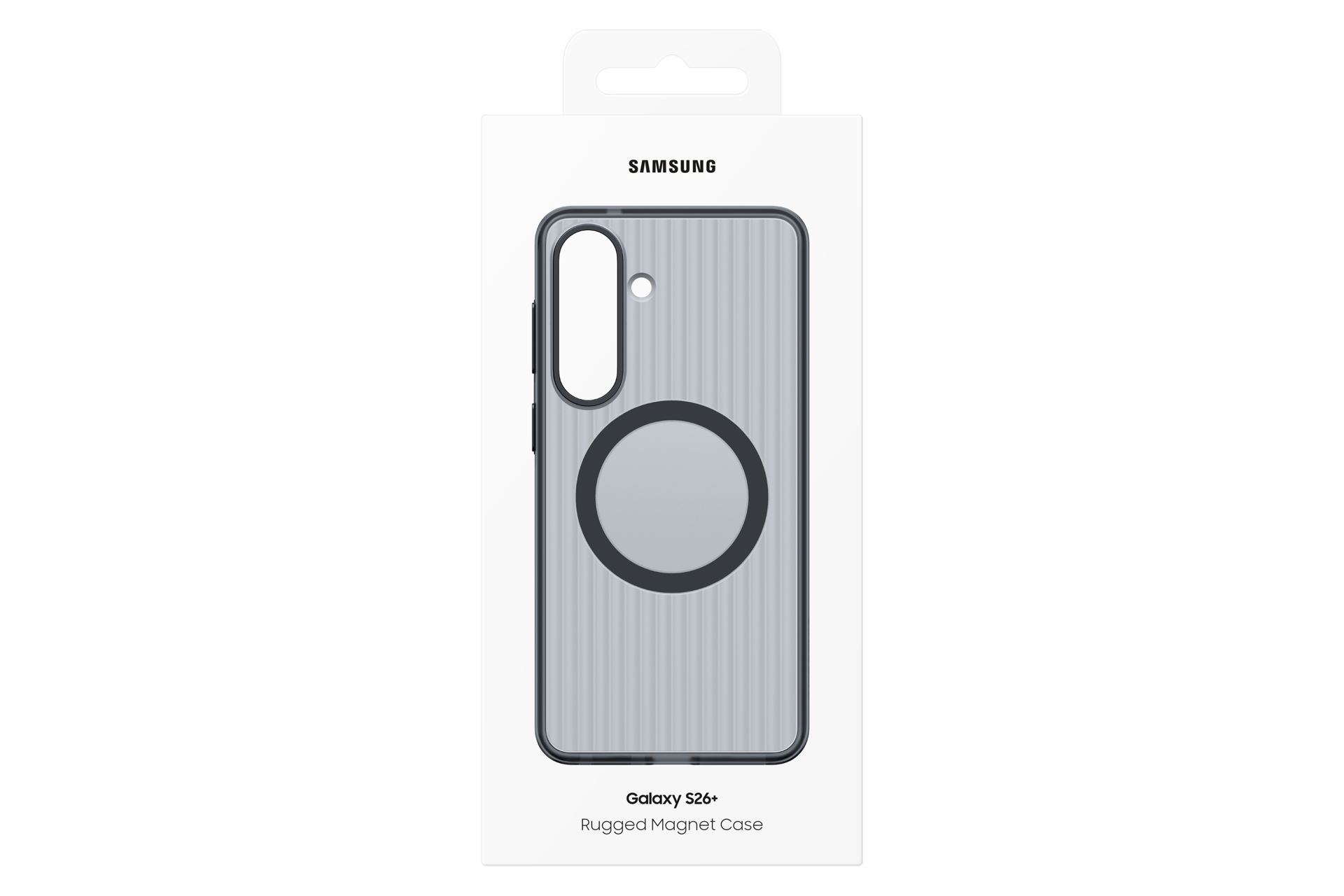 Verpackung für ein Samsung Galaxy S26+ Rugged Magnet Case.