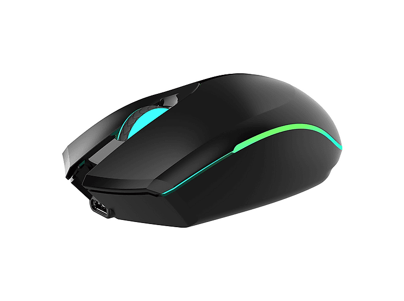 WESDAR X536 RGB Sessiz Çift Modlu Bluetooth Mouse SİYAH