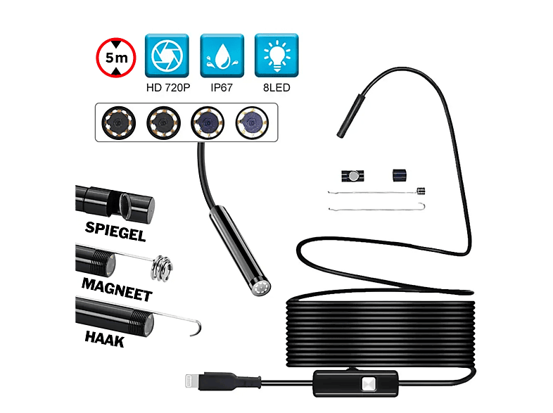 Endoscoop camera voor android telefoon - multimedia-accessoires kopen? | Korting tot
