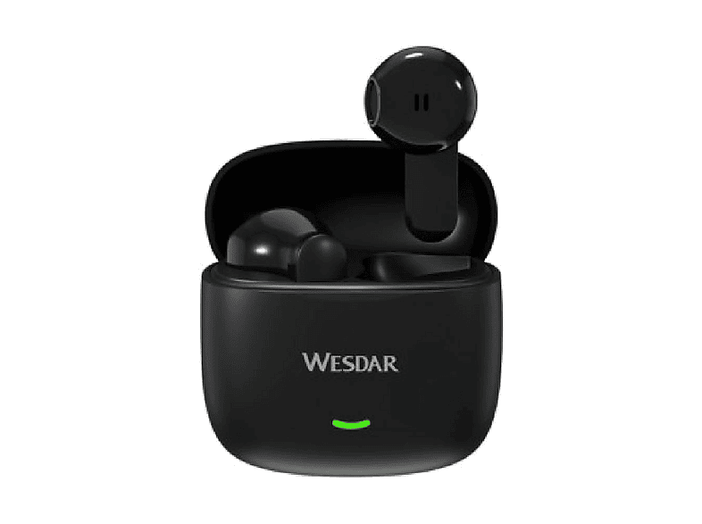 WESDAR TWS601 Earbuds Bluetrum 5656T + 5.4 Bluetooth Kulak İçi Kulaklık Siyah