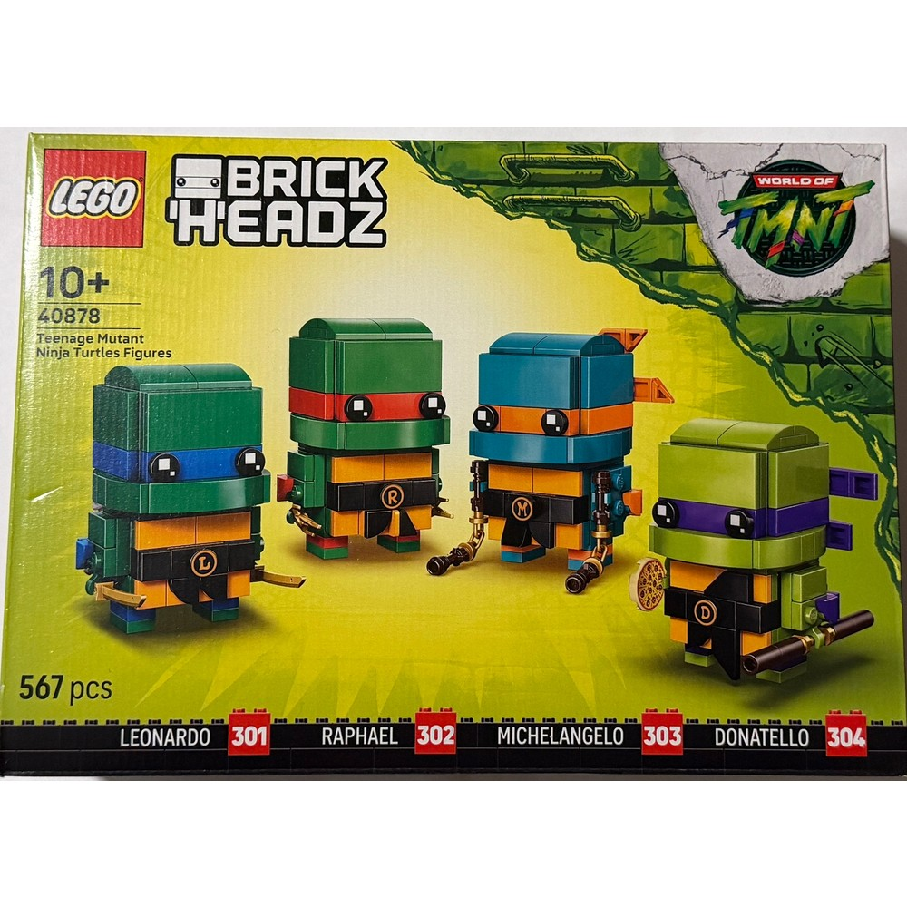 LEGO Brickheadz Teenage Mutant Ninja Turtles Figures 40878