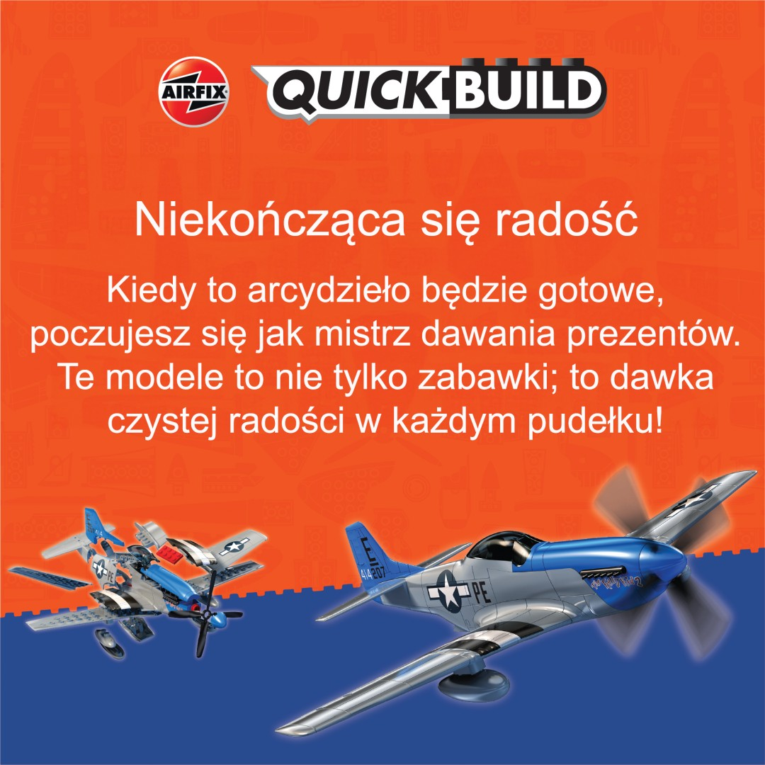 Dwa modele samolotów, jeden niebiesko-srebrny, drugi niebiesko-szaro-czerwony.