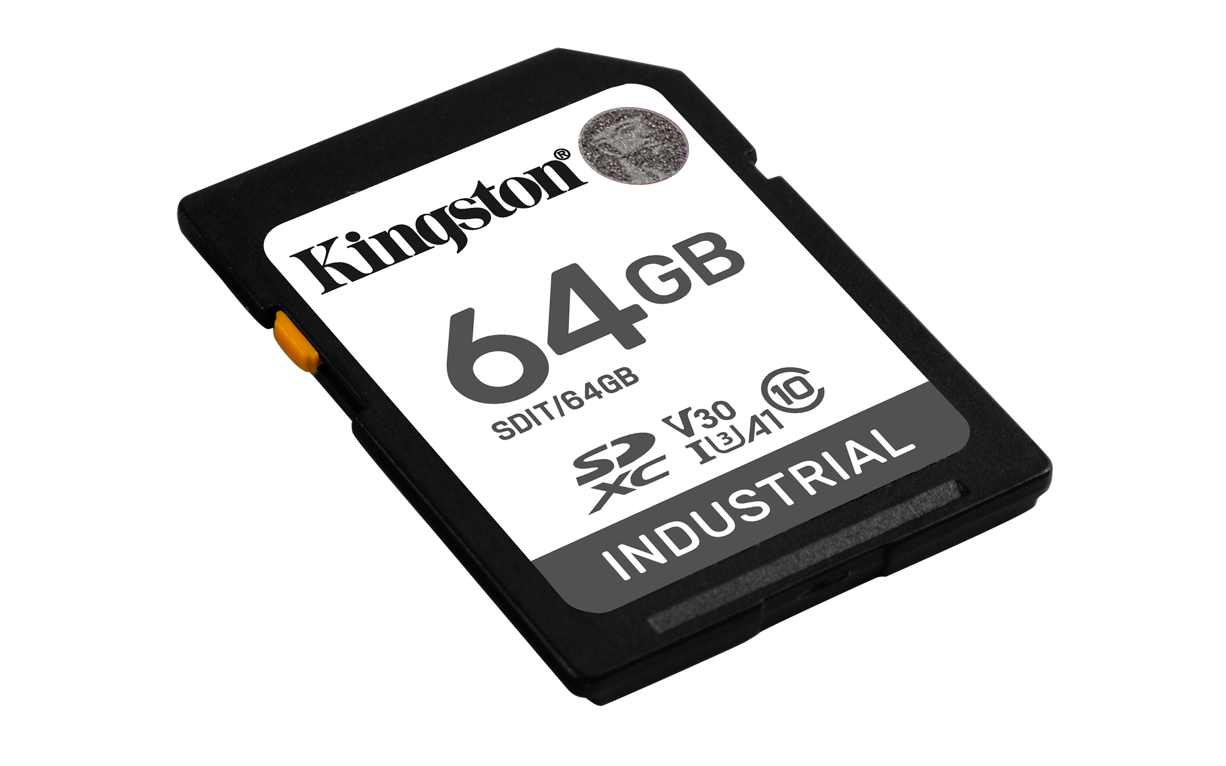 Kingston 64GB SDXC Industrial Speicherkarte mit V30 und Class 10.