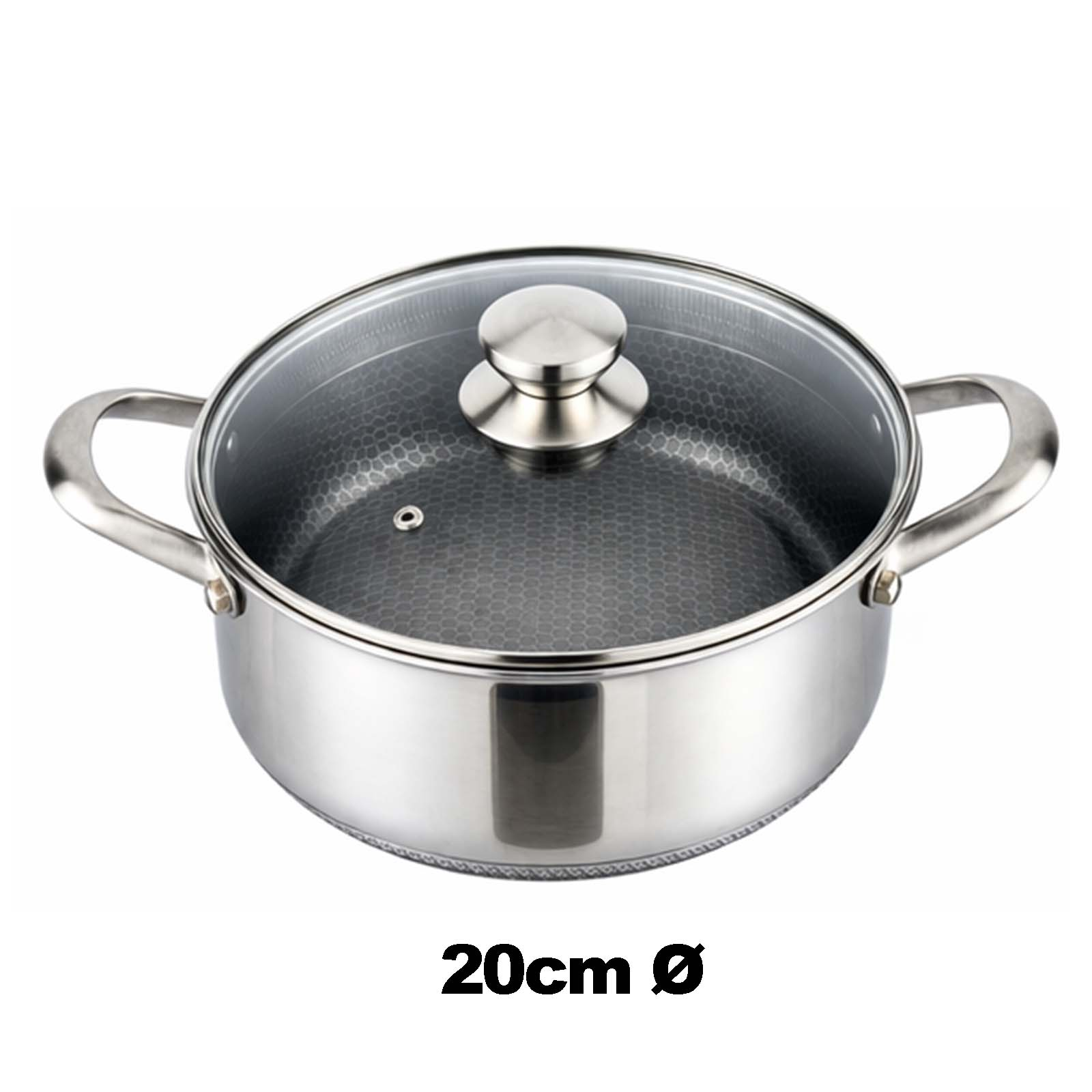 CHEFFINGER PNC20 Kochtopf (Edelstahl, Beschichtung: Sonstige Beschichtung, 28 cm)