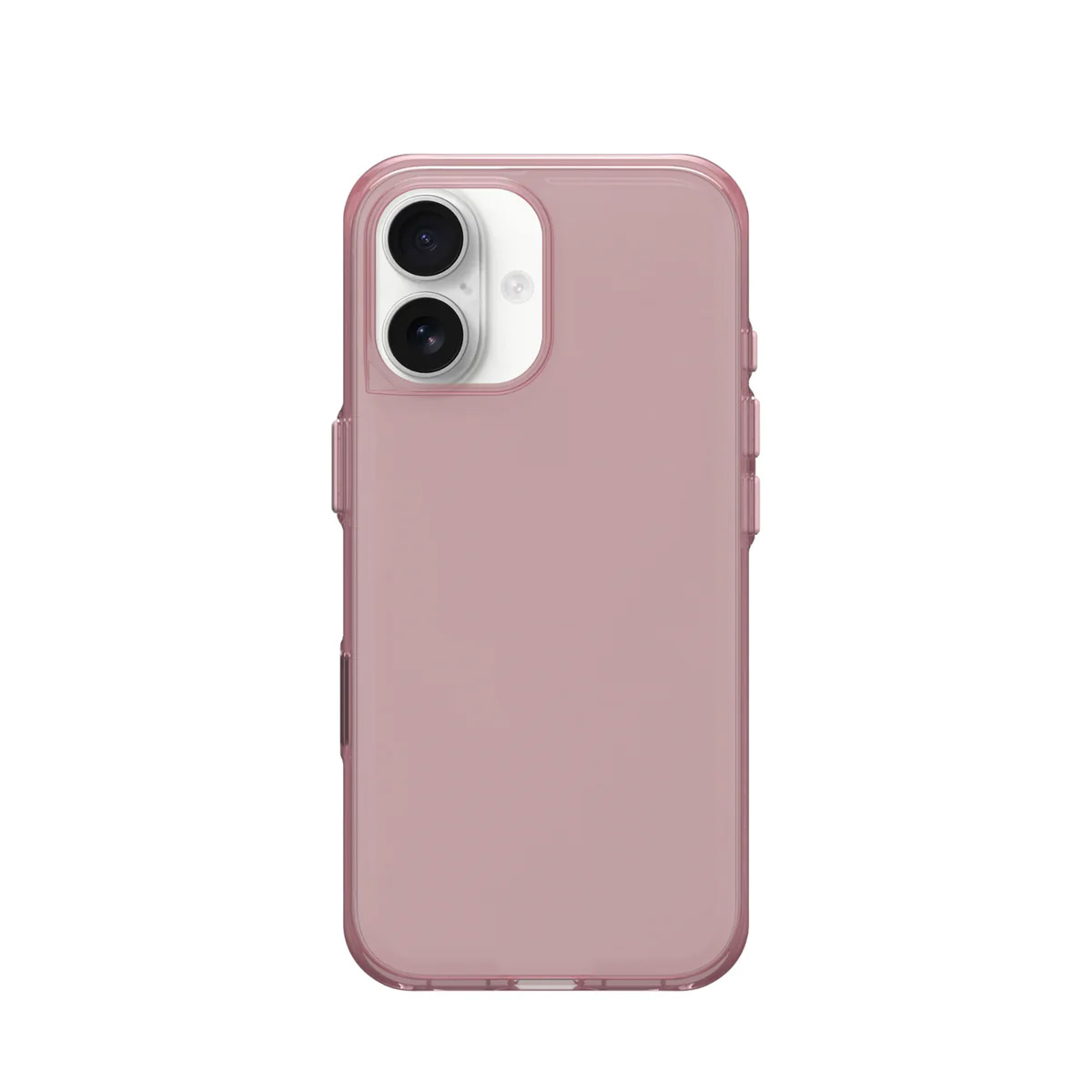 Een roze telefoonhoesje met dubbele camera.