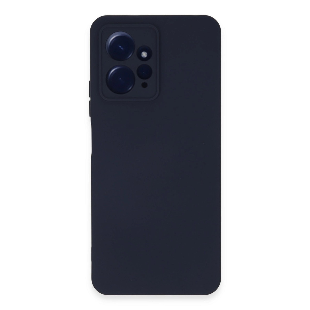 EVIMDEYOKYOK Xiaomi Redmi Note 12 4G Uyumlu Nano İçi Kadife Silikon Telefon Kılıfı Lacivert