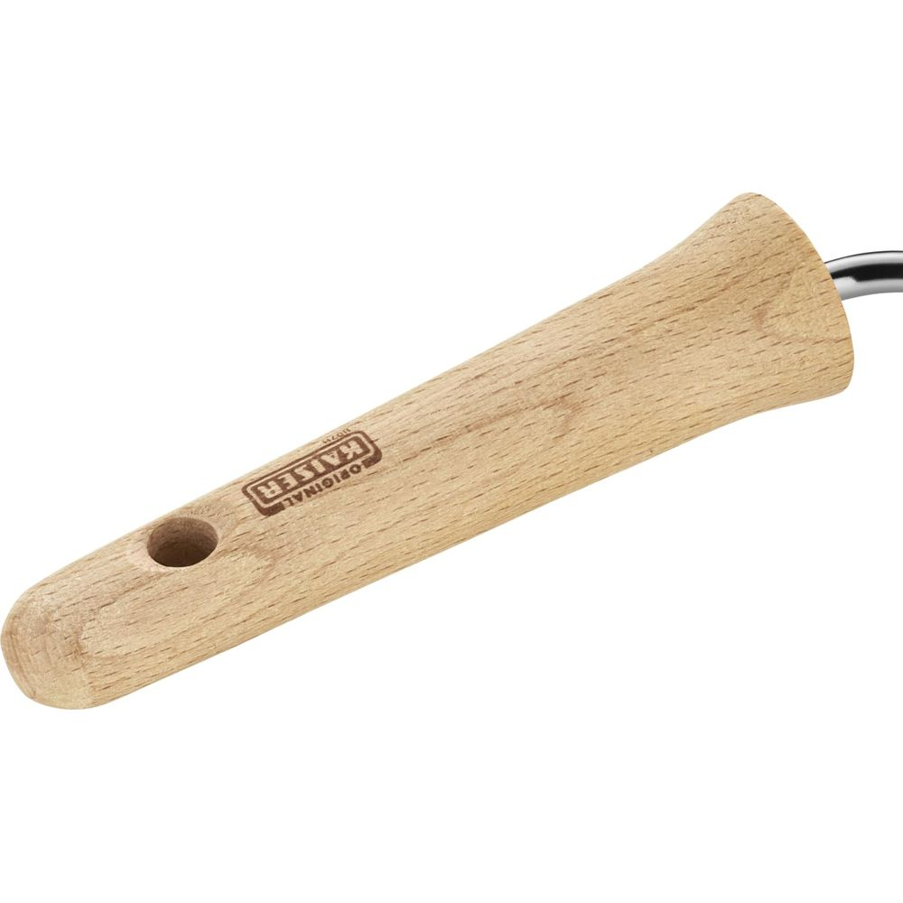 Holzgriff mit Loch und eingeprägtem Logo 'Original Kaiser'.
