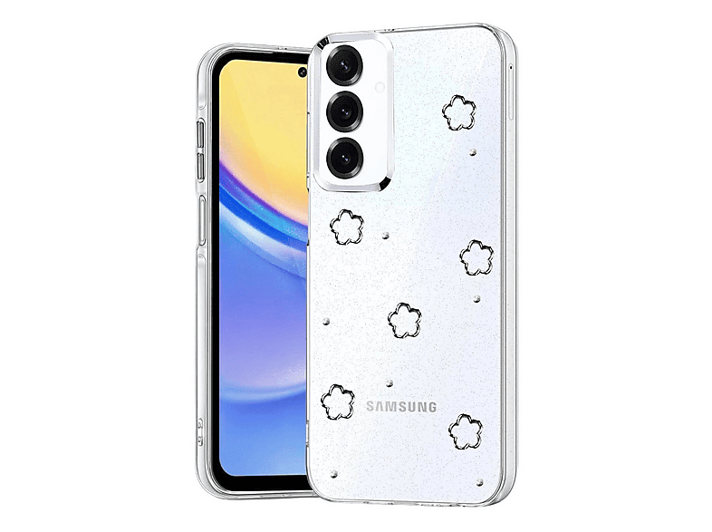 ESSENZA Samsung Galaxy A16 5G Uyumlu Fiyonk Desenli Kapak Telefon Kılıfı Çok Renkli