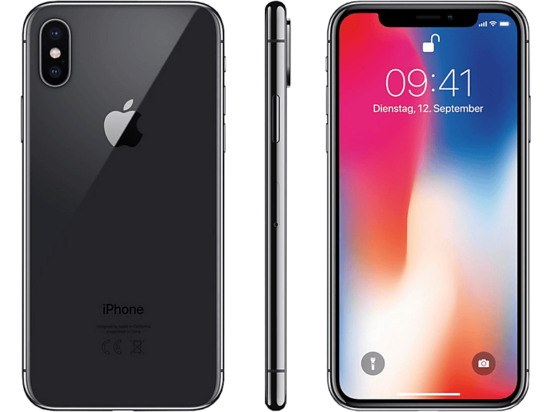 APPLE iPhone X | 256 GB Grijs 4G (LTE) | MediaMarkt