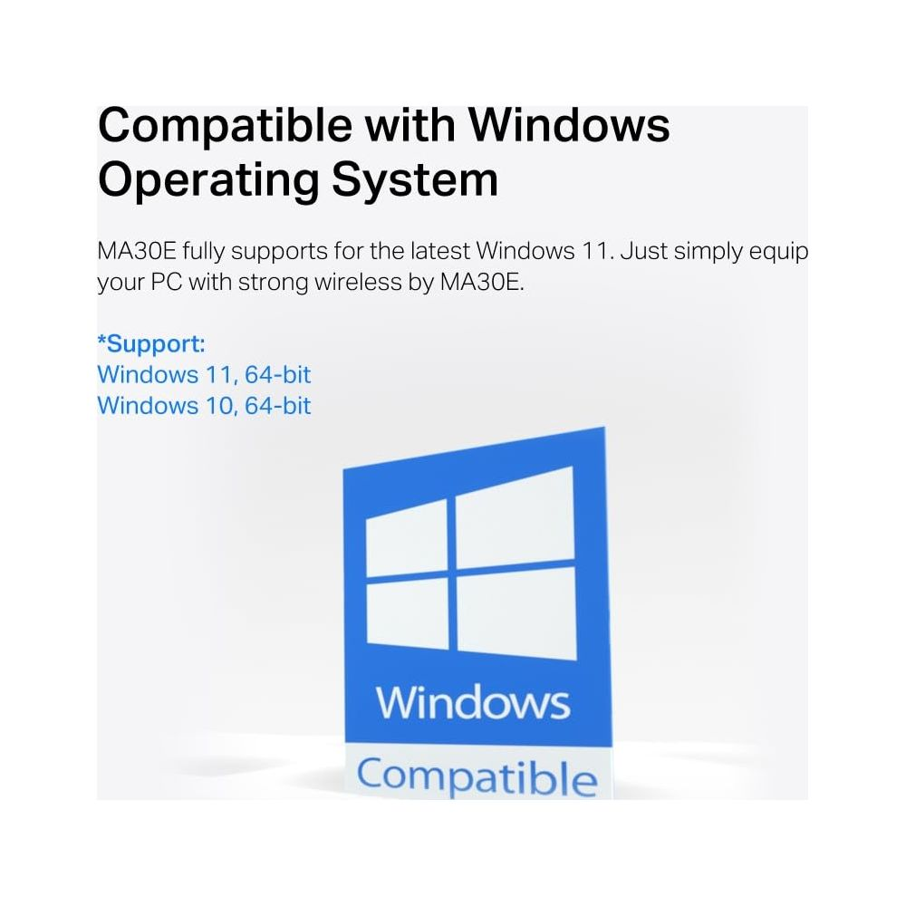 Windows-Logo mit Text 'Windows Compatible'. Unterstützt Windows 11, 64-Bit.