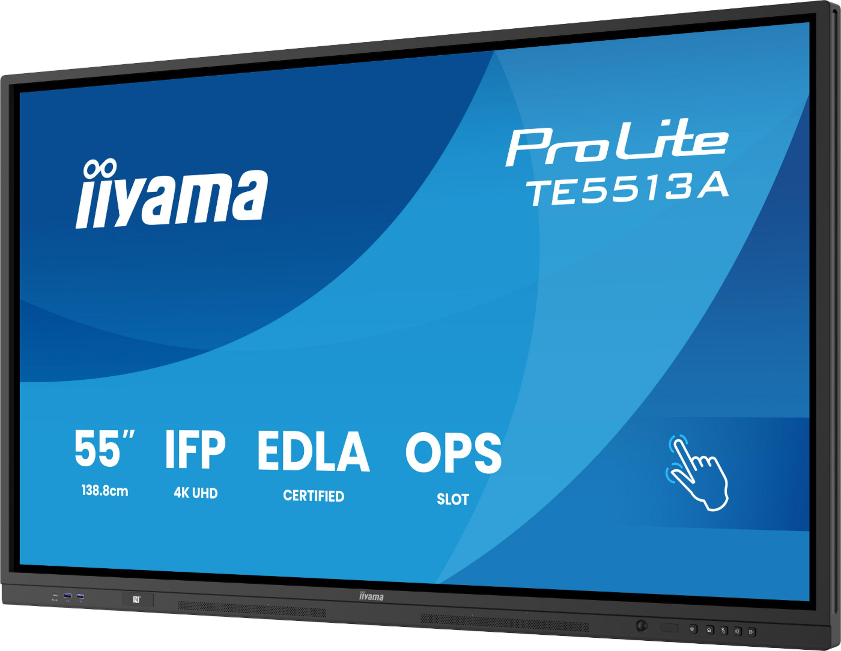 55-calowy ekran IFP iiyama z logo ProLite TE5513A.