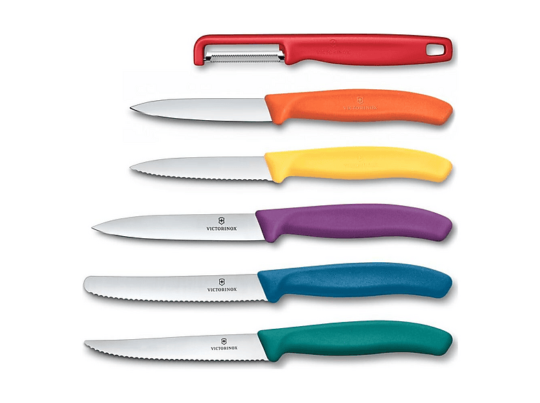 VICTORINOX 6.7126.6C1 Swiss Classic 7'li Blok Set Soyma Bıçağı Çok