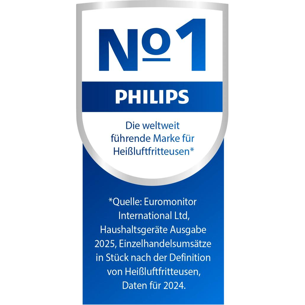 Logo Philips: Il marchio leader mondiale n. 1 per friggitrici ad aria.