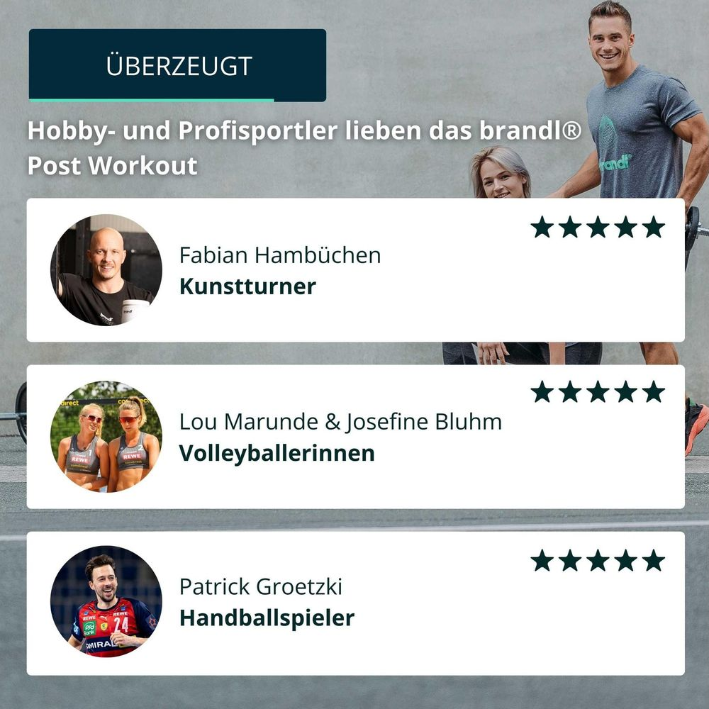 Témoignages d'athlètes : Fabian Hambüchen, Lou Marunde & Josefine Bluhm, Patrick Groetzki.