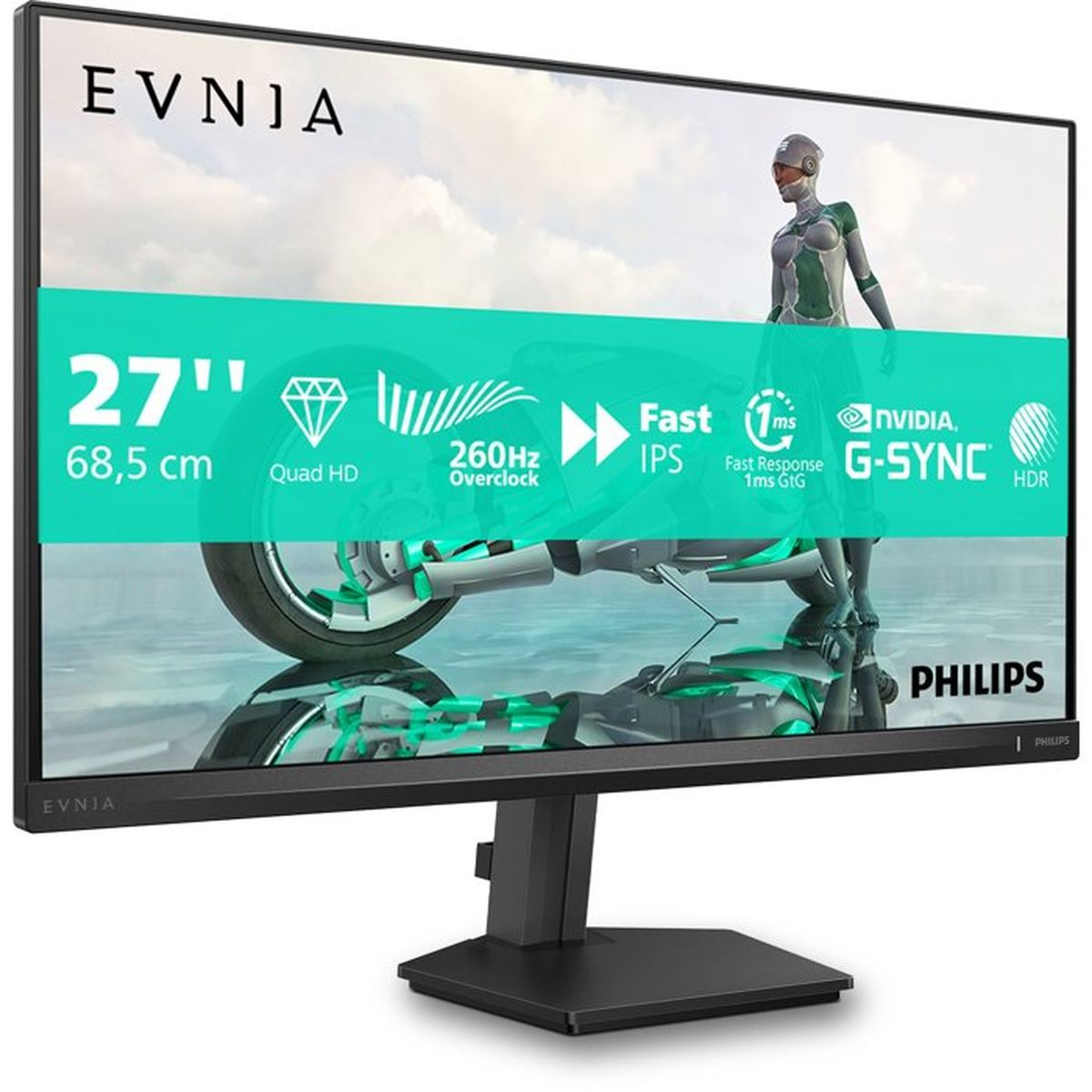 Ein 27-Zoll-Monitor mit 260Hz, Quad HD, schnellem IPS und G-SYNC.