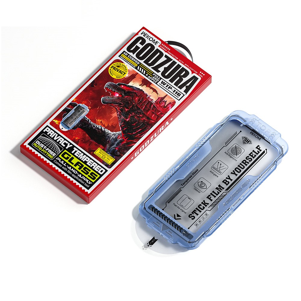 Emballage Godzura et une boîte applicateur de protecteur d'écran.