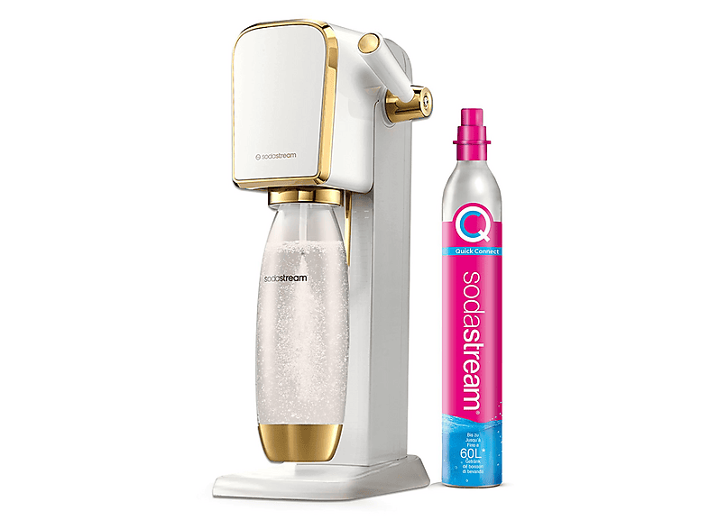 SODASTREAM Art Wassersprudler, weiß/gold Getränkespender Gold, Weiß