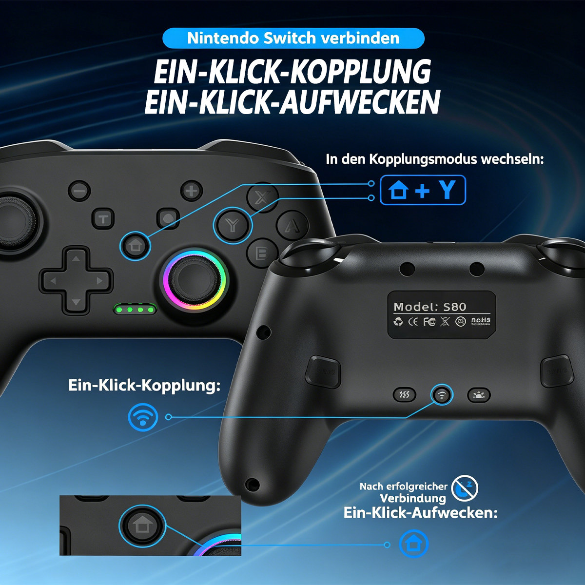 nintendo switch controller vibration einstellen Vibration Nintendo Switch Pro Controller Gyro SZYUYU Switch Controller For  Switch,Switch Pro Controller For