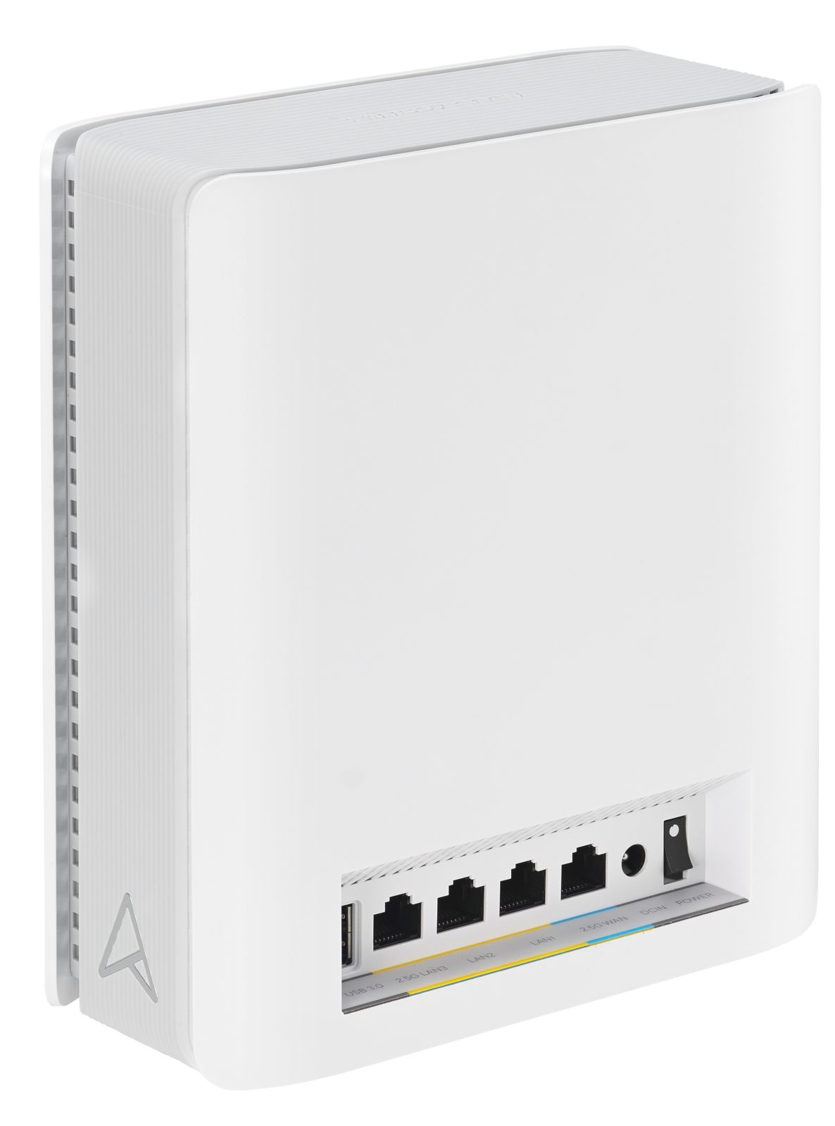 Biały router z portami: USB 3.0, 2.5G LANs, LAN1, LAN2, 2.5G WAN, DGN, POWER.