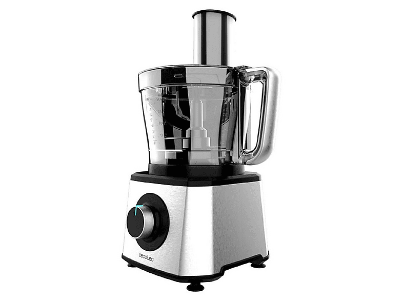Robot de cocina - CECOTEC 4356 PAPRIKA 2000, 2000 W, 3,5 l, Plateado