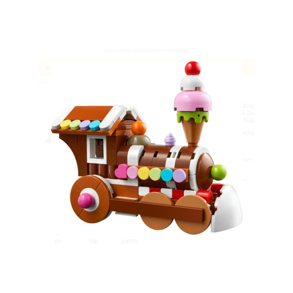LEGO Creator Kutlama Serisi: Zencefilli Kurabiye Tren Süsü 40777