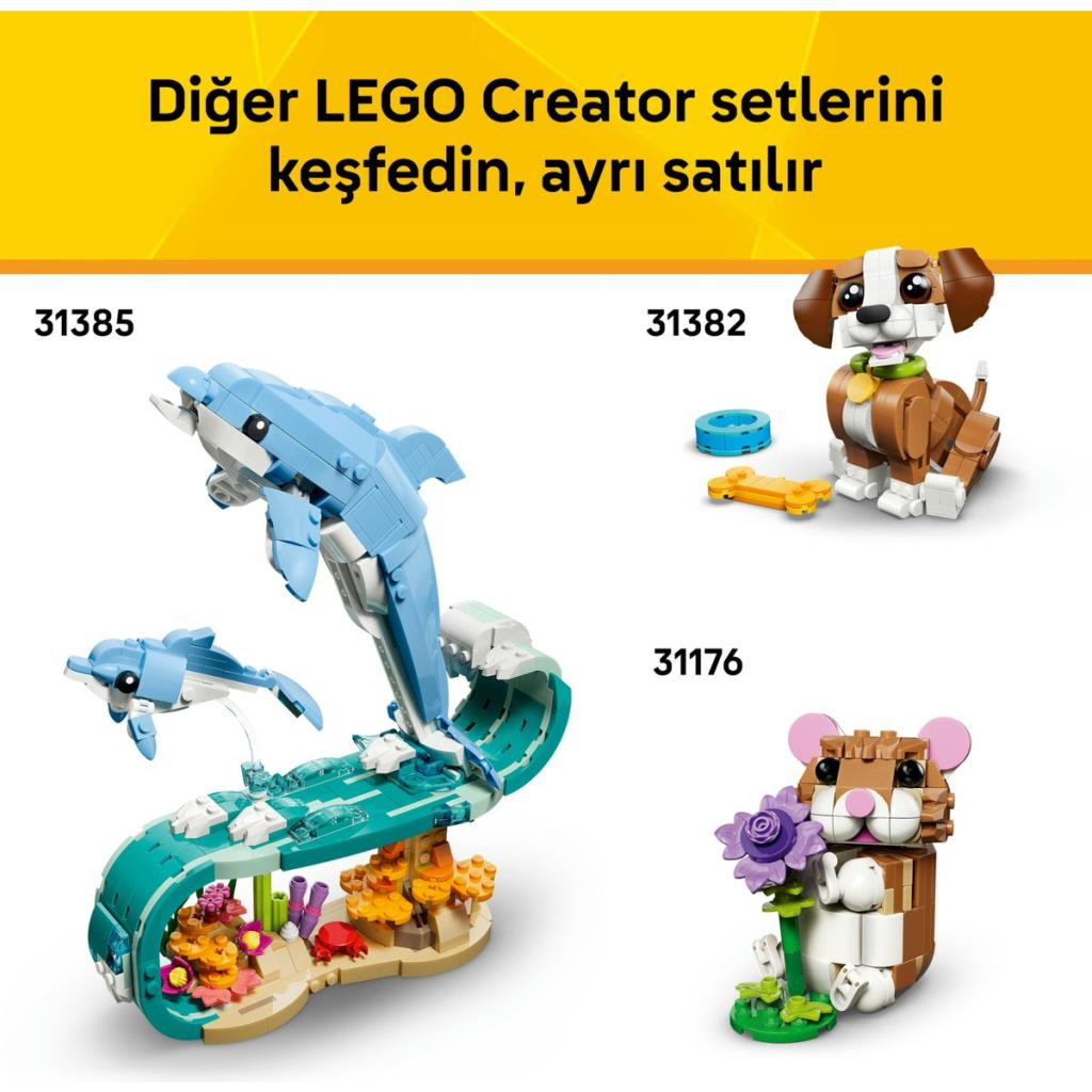 LEGO Creator Kaplumbağa ile Nilüfer Çiçeği 31377 Fiyat & Özellik