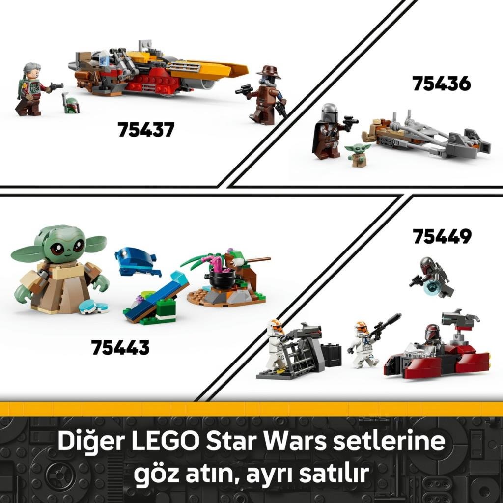 Lego Star Wars Setleri: 75437, 75436, 75443, 75449.