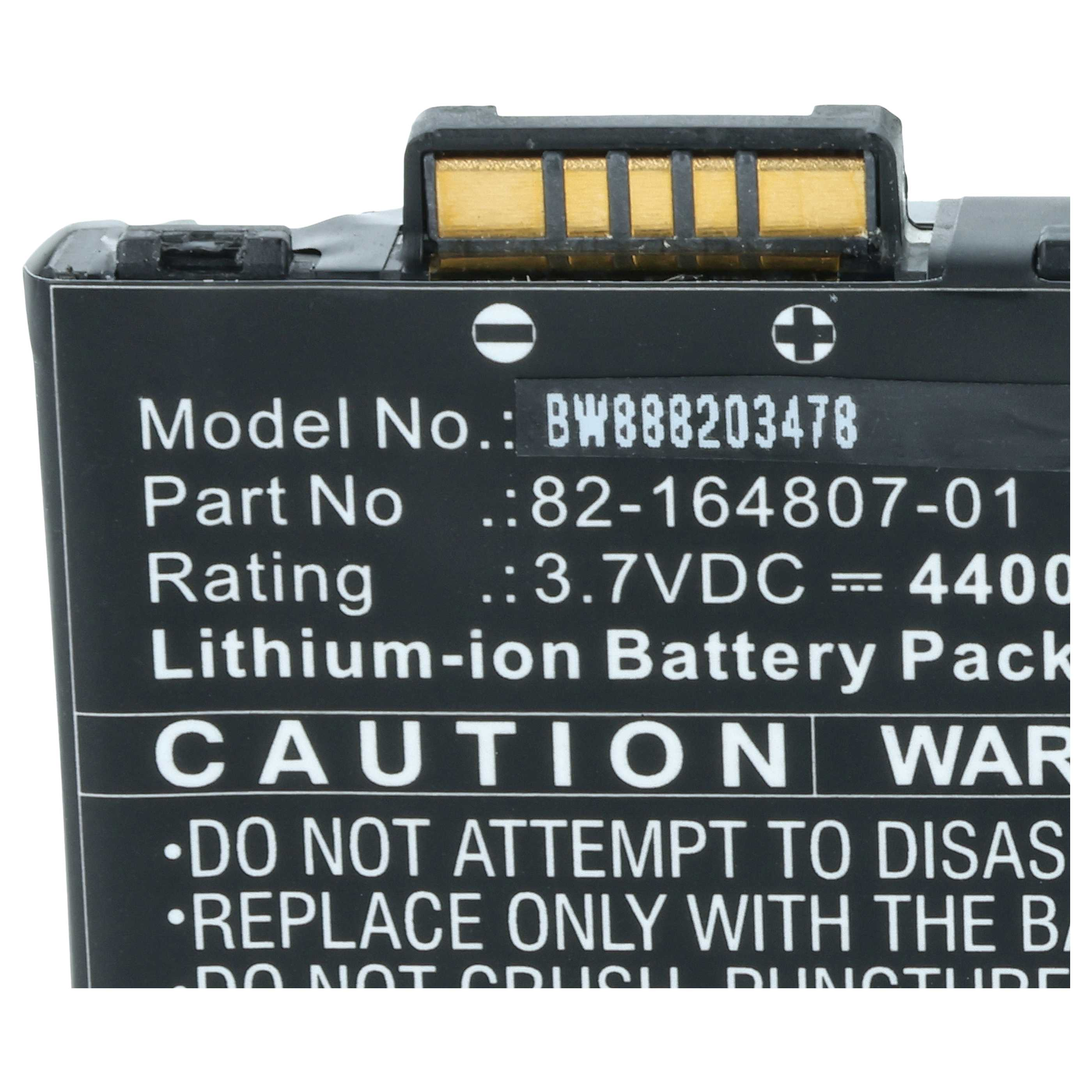 Lithium-Ionen-Akku mit Modellnummer BW888203478 und 3,7VDC/4400mAh.