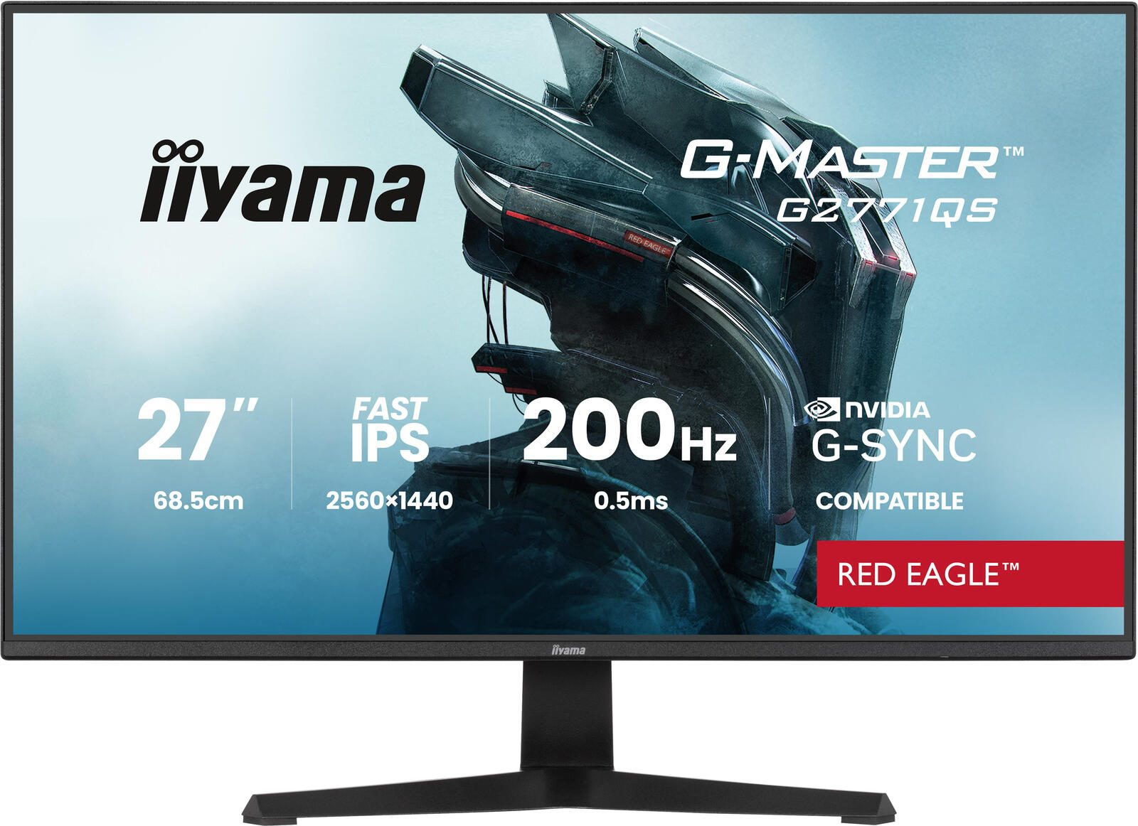 Monitor iiyama 27 cali z 200Hz, rozdzielczością 2560x1440 i G-Sync.