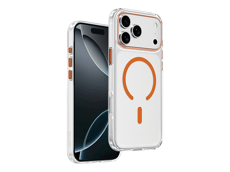 KEEPHONE Apple iPhone 17 Pro Max Uyumlu Aurora Magsafe Telefon Kılıfı Turuncu
