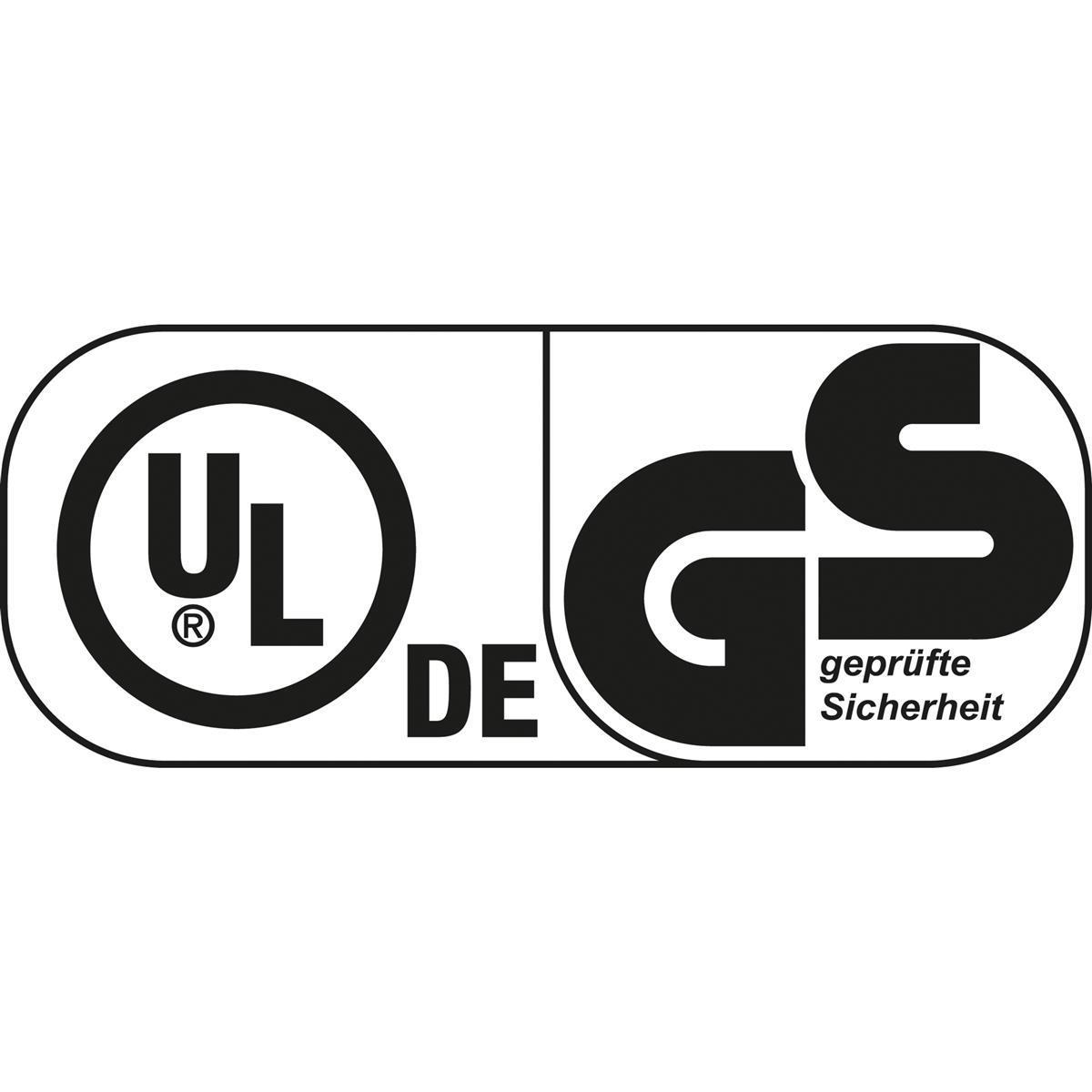 Label UL et GS de sécurité testée