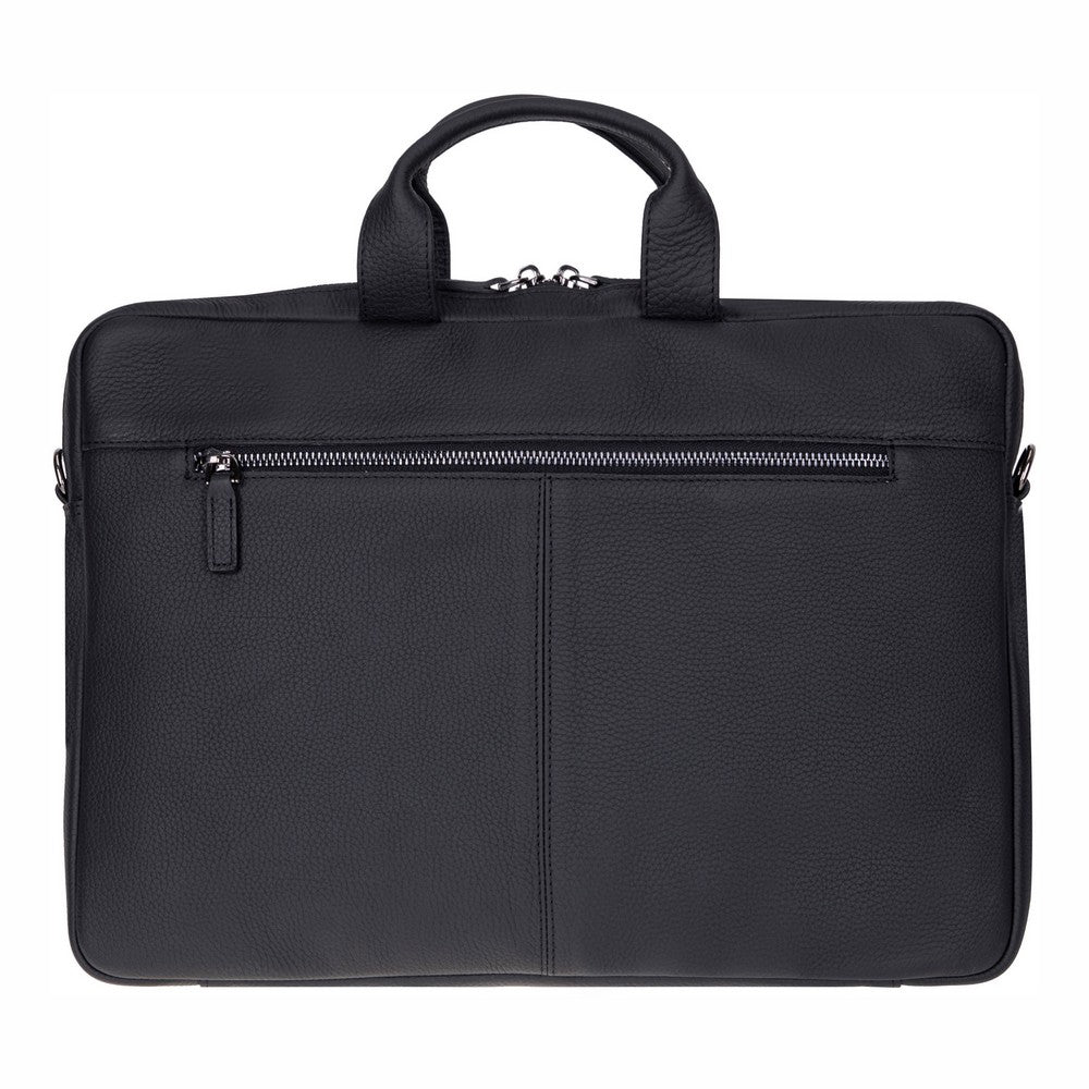 BLOOMINBAG Bloom Urban Shell Pro 13-Hakiki Deri 14 inç Laptop Çantası Siyah