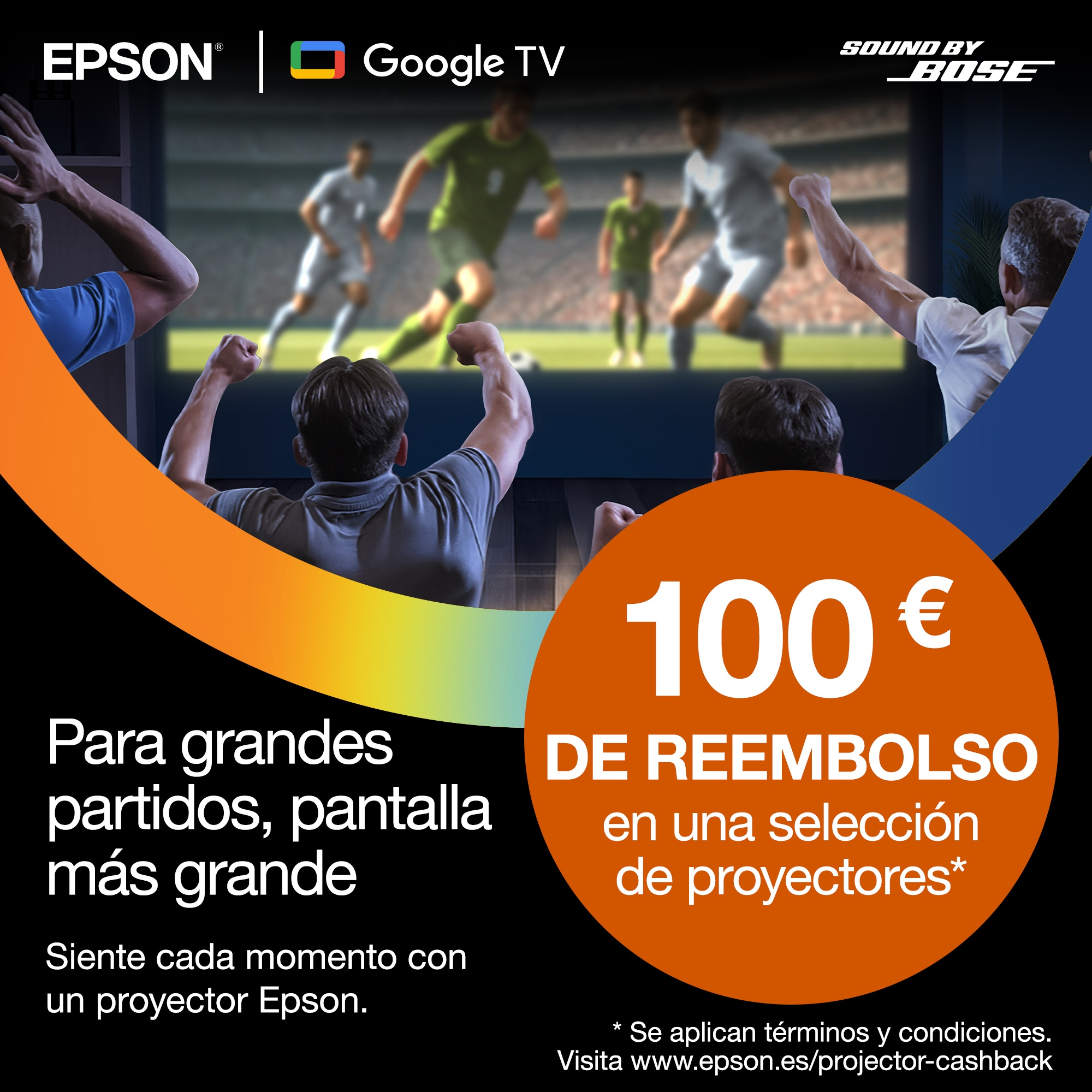 Epson y Google TV: 100€ de reembolso en proyectores.