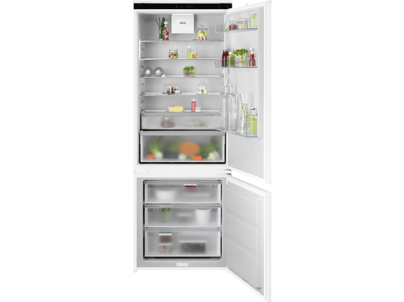 Frigorífico combi - AEG 7000 GreenZone NSC7T751ES, No Frost, Altura 188,4 cm, Blanco