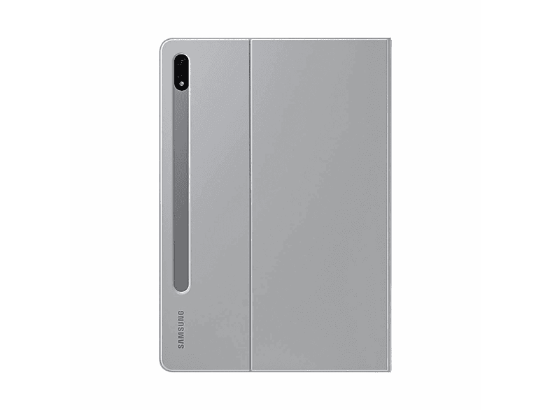 SAMSUNG Galaxy Tab S7 Uyumlu Antimikrobiyal Kapaklı Telefon Kılıfı Gri
